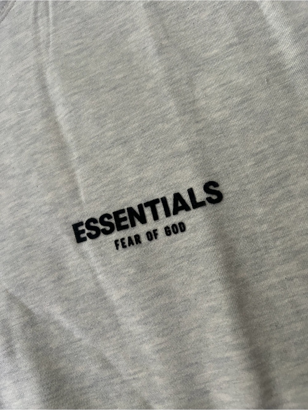ESSENTIALS Fear Of God SS22 Light Oatmeal Hoodie - Picture 2 of 8